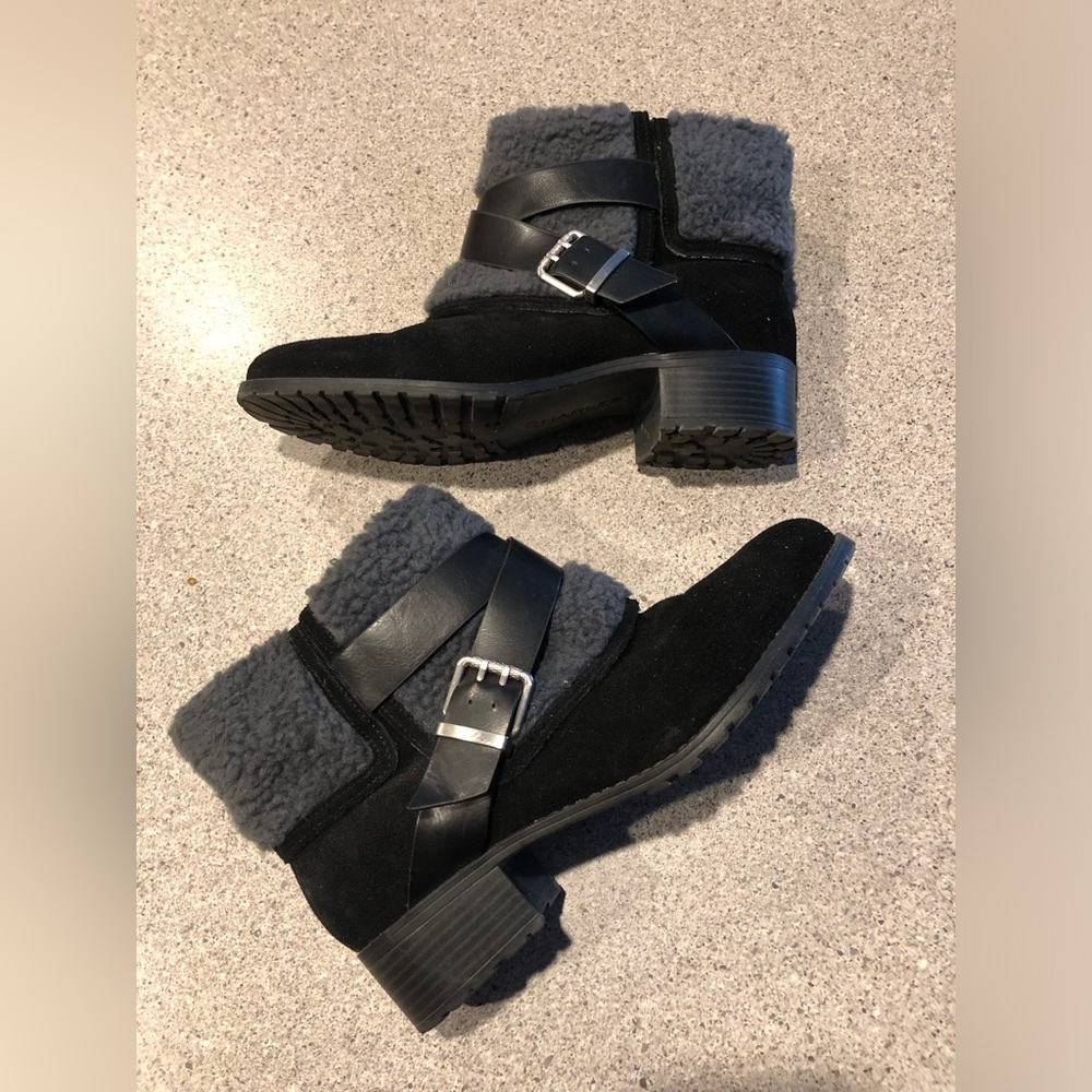 Charles by Charles David BLACK/GREY Boot / Size 9